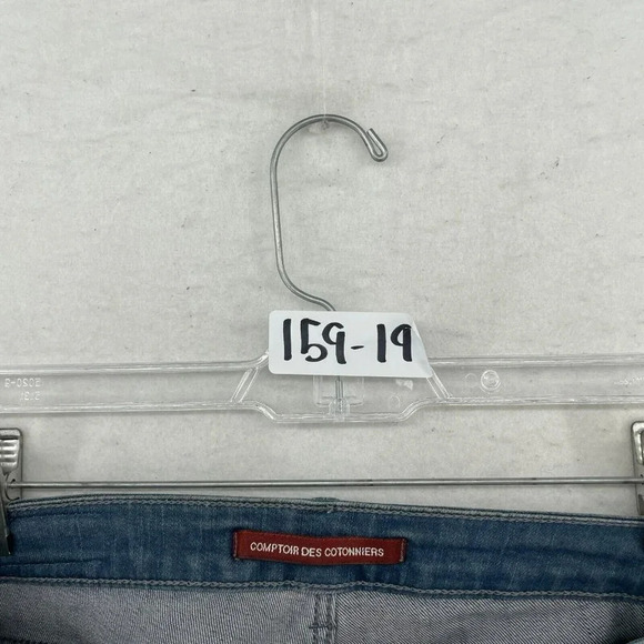 Comptoir Des Cotonniers Jeans Sz 26 Blue Skinny Low-Rise Stretch Denim - Picture 12 of 12